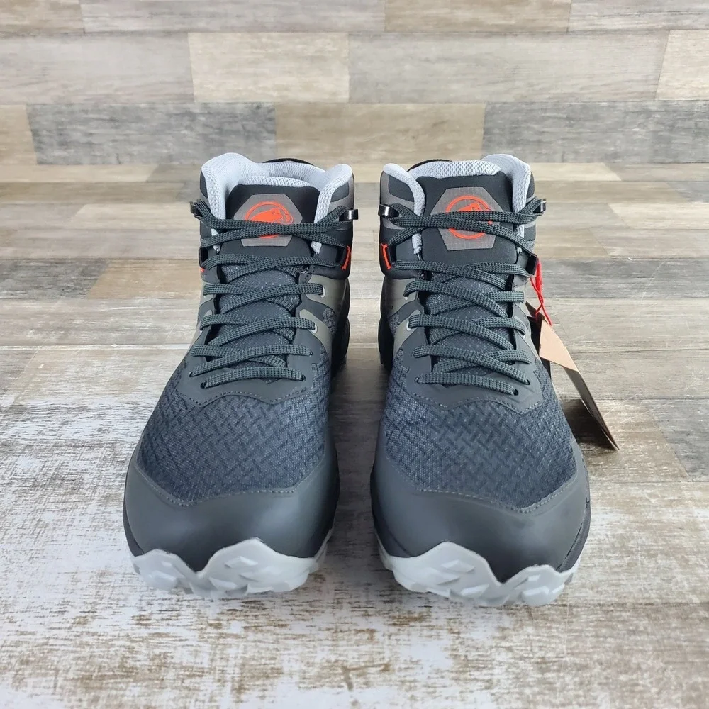 Mammut Sertig II Mid GTX Mens Hiking Shoes Sz 11.5 Athletic Dark Tin Sneakers